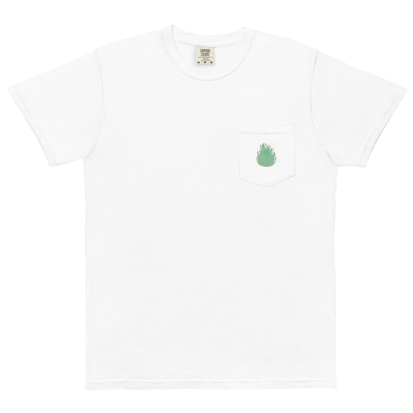 Burnt Out pocket tee (Pink & Blue)